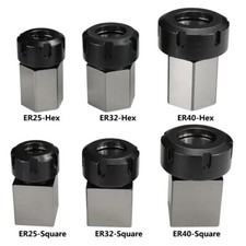 ER25 ER32 ER40 Hex Quadrat