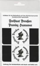 Kennzeichen-Aufkleber