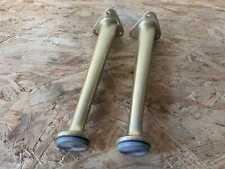 alte 2 Stück Tischbeine Alu Länge 29 cm 70er Vintage