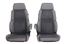 2 Recaro Orthopäd Klimapaket Leder Alcantara  neu bezogen Armlehne grau