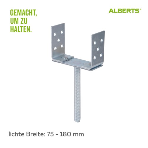 Alberts pfostenträger - alberts, u-pfostenträger