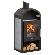 Kaminofen Justus Vegas Keramik grau 6kW