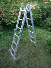 Mehrzweckleiter Hymer Arbeitsbühne 4x3 Sprossen  Aluleiter 3,60 m Berlin Top