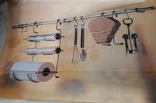 Relingsystem, Küchen Schienensystem, Hakenleiste