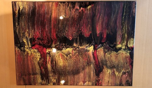 Acrylbild abstrakte kunst - acrylbild,