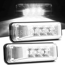 2X 12V 24V weiß 3LED Begrenzungsleuchten Positionsleuchten LKW PKW Anhänger
