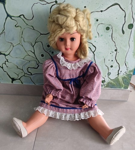 Alte puppe zelluloid cares - puppe,