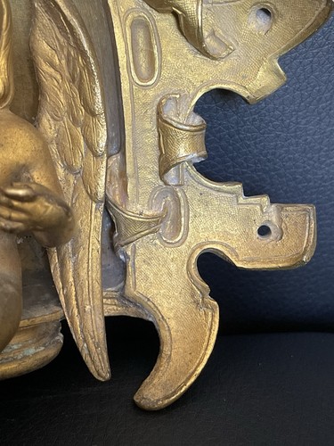 Antike bronzefigur engel - bronzefigur,