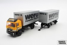 Herpa MAN F90 Wechselbrücken-Hängerzug "Weru Fenster Türen" 1:87 /H26010
