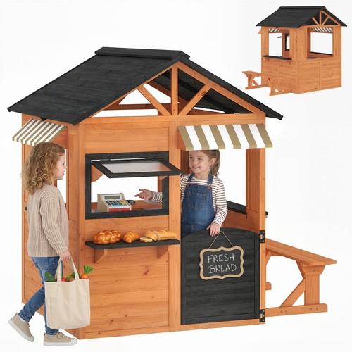 Kinderspielhaus aus holz - aus,