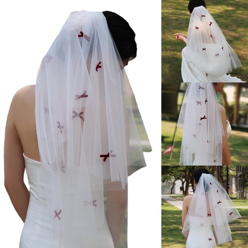 Elegant white veils - elegant, for