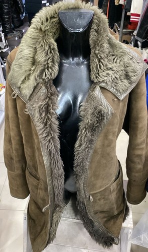 Damen shearling lammfellmantel - shearling,