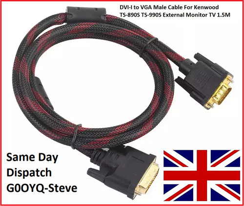 Dvi vga männlich kabel - zu,