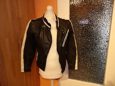 Geile 80er Jahre Motorrad Lederjacke Bikerjacke Moto Cuir Tru Vintage Jacket 