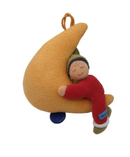 Sterntaler Spieluhr Mond Vintage Sterne Mann Gelb Zipfelmütze Baby