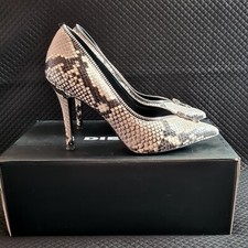 DIESEL DAMEN SCHUHE PUMPS PYTHON OPTIK ZIEGEN PREMIUM LEDER 37