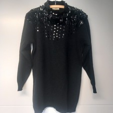 Pullover mit Paillettenbesatz