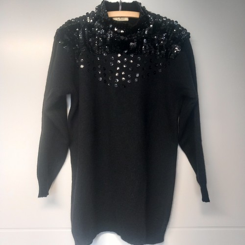 Pullover mit paillettenbesatz - mit,
