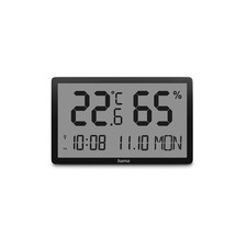 Hama digital Thermo Hygrometer Thermometer Luftfeuchtigkeit Innen + DCF-Funkuhr