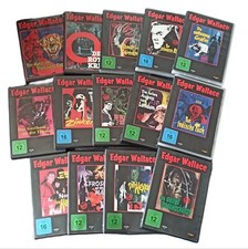 Edgar Wallace 14x DVD Video Sammlung Konvolut Retro Klassiker Film Filme