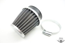 180 Grad Luftfilter 54mm Vergaser Anschluss Tuning Renn Sport für Mofa Moped
