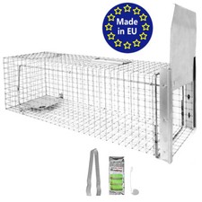 Tierfalle Lebendfalle Marderfalle Katze  80 x 26 x 26 cm Stable Petigi