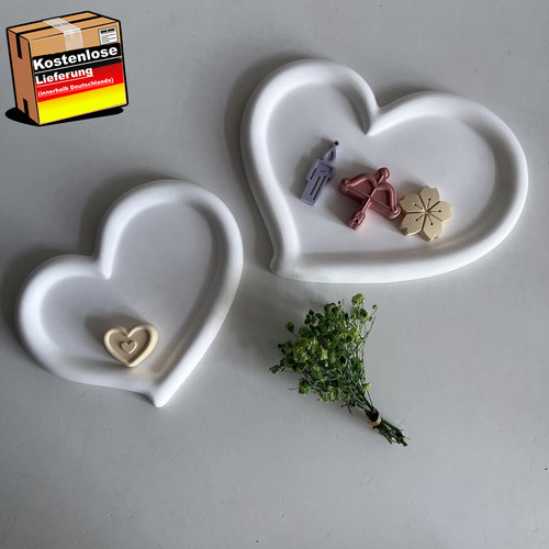 Herz silikonform für diy - herz,
