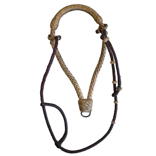Vintage braided rawhide bosal - braided,