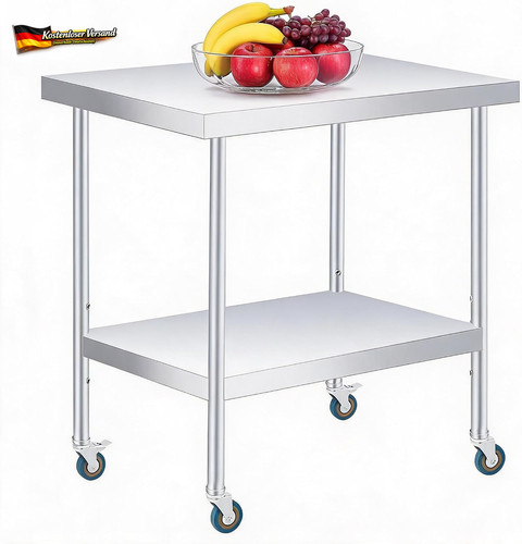 Edelstahl arbeitstisch - edelstahl,