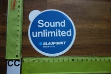 Alter Aufkleber Musik HiFi Audio TV Auto-Radio BLAUPUNKT Bosch (CCA)