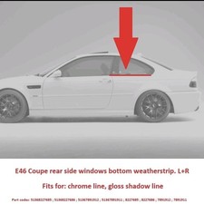 Fensterdichtung Hinten Unten