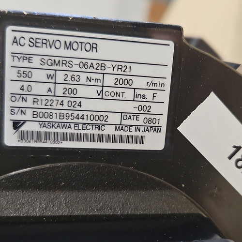 Yaskawa electric servomotor - ac,