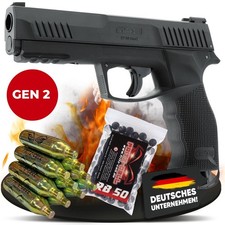 SET T4E Home Defense TP 50 BLK .50 Rubberball CO2 < 7,5 Joule 6 Schuss (ab 18)
