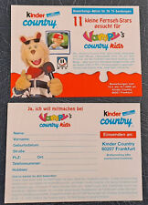 Ferrero Kinder Country Gewinnspiel Karte Flyer 2000 Vampy (KC 03)