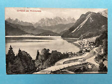 Alte AK von Urfeld am Walchensee, Hotel Fischer am See, gelaufen 1912