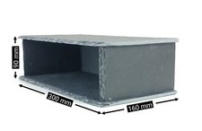 XL 12 Zoll Aquarium SCHIEFER Felshöhle für Fischtank Dekoration Ornament 