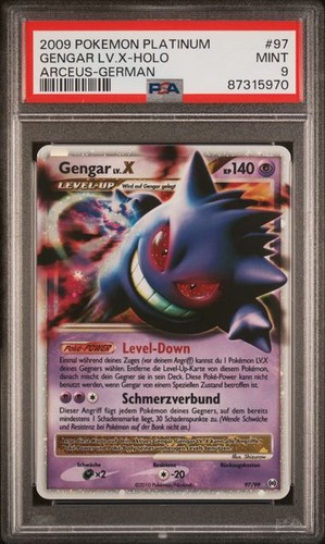 Pokemon gengar holo - gengar, lv.x-holo