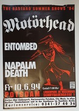 Motörhead / Entombed / Napalm Death /  Tour 1994 | Konzertplakat  Poster Plakat