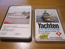 altes Quartett "Yachten - und