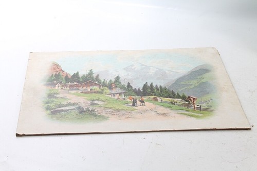 Schönes altes wandbild - wandbild, bild