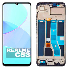 Original Display für Realme C53 RMX3760 IPS Rahmen, Ersatzteile