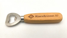Flaschenöffner    Kapselheber  Mineralbrunnen AG  Holzgriff