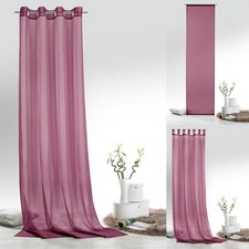 Vorhänge Voile einfarbig