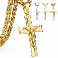 Deluxe Kreuzkette Jesus