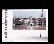 Bund 2184 Landtage 2001 ER E3 Abart extreme Verzähnung sauber ** - 412-148