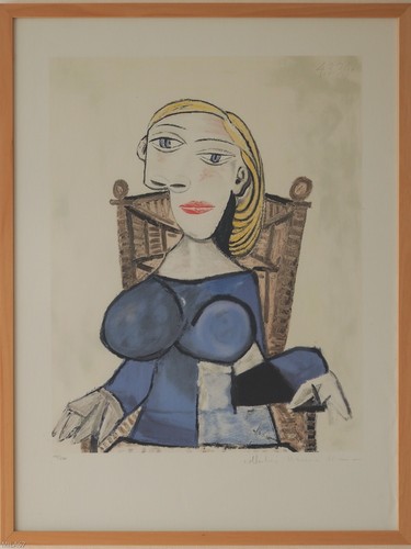Pablo picasso femme blonde au - picasso,