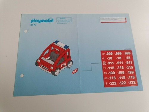 Playmobil 3177 nur bauplan - 3177,