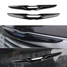 Black Front & Rear Car Logo
