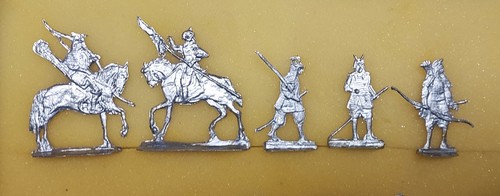 Zinnfiguren samurai - -,
