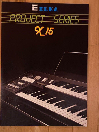 Elka prospekt orgel x15 - elka, neu